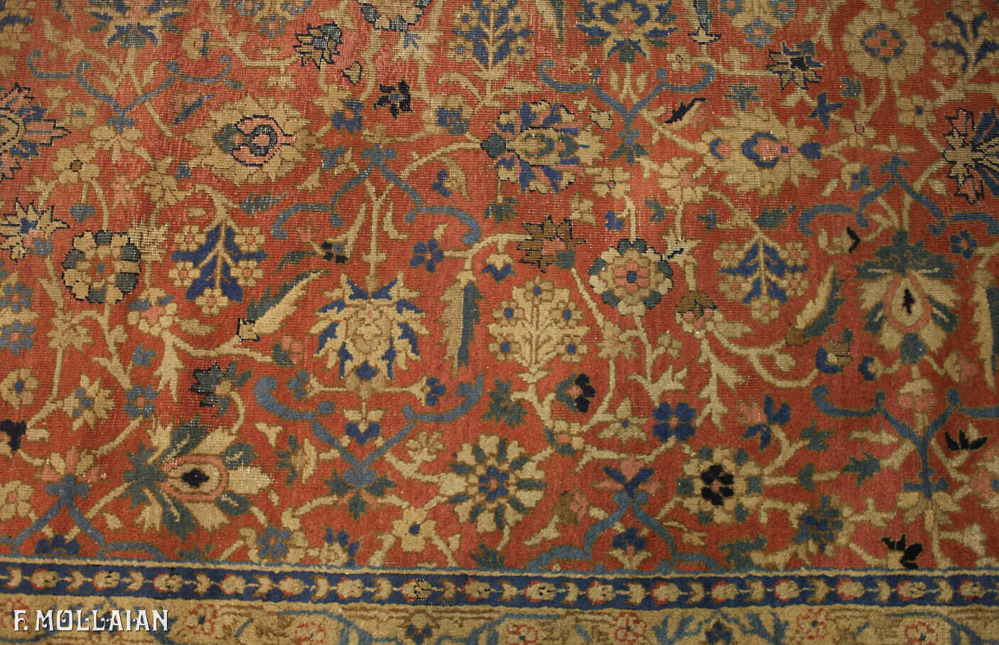 Teppich Persischer Antiker Tabriz n°:85607770